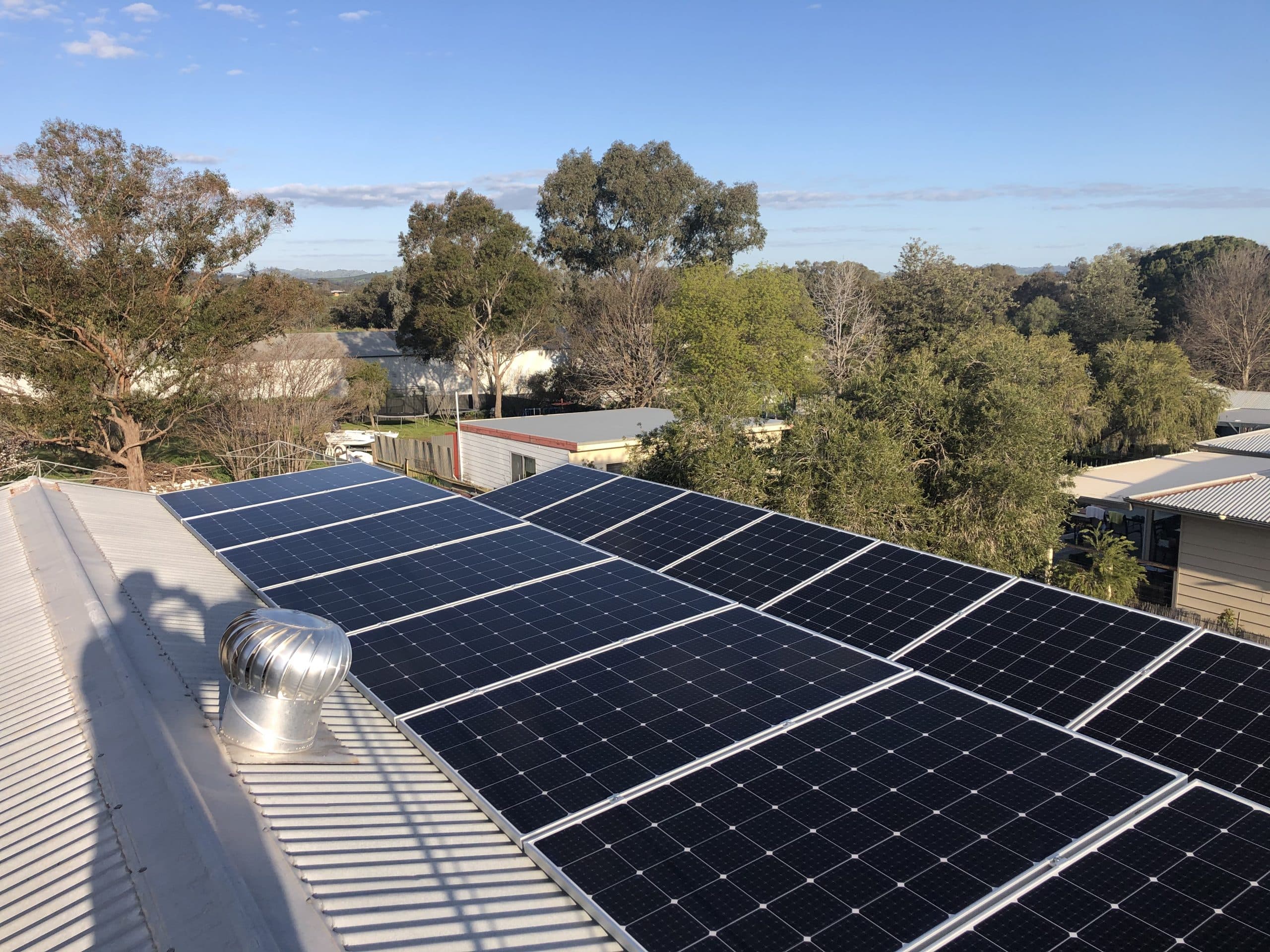 Solar panels installed on a Sydney home